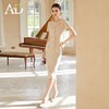 AD气质名媛范西装套装女总裁正装套裙2024夏季时尚韩版米色两件套 商品缩略图2