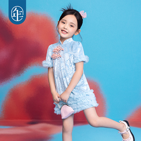 【海派甜心】年衣女童旗袍裙2024夏季新款新中式国风甜美连衣裙G