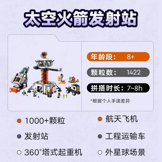 乐高60434太空火箭发射站 商品图2