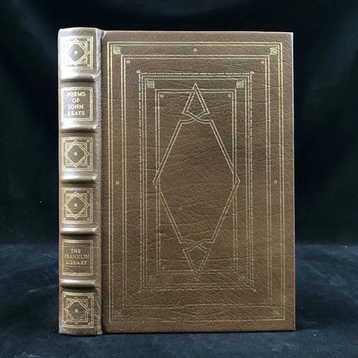 含藏书票限量版！济慈诗集 10余幅插图 豪华皮装大32开 商品图0