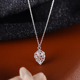 子佩集S925银【叶光】套链项链【V04462】纯银时尚2404