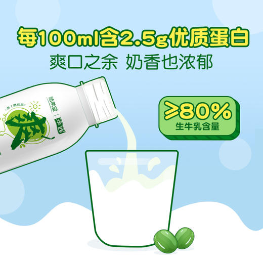 【新品上市】新希望（华西）塑瓶绿豆厚乳牛奶小圆瓶255ml 商品图2