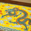 二十世纪 红木雕云纹嵌五彩龙纹瓷板画供桌 商品缩略图2