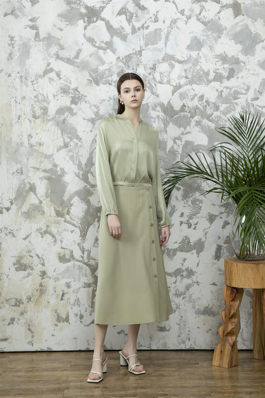 CARA BLUE 桑蚕丝衬衫 商品图0