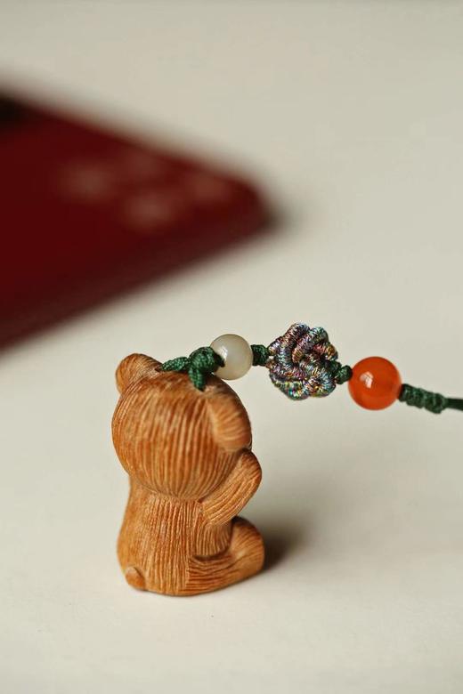 Hello小熊°老山檀香精致挂件 商品图4