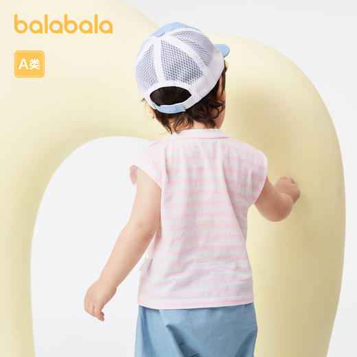 巴拉巴拉婴儿背心马夹男童夏季薄款外穿新款纯棉舒适清新可爱 商品图2