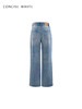 【断码 捡漏】返场 原单 CON家 微泛白的复古淡蓝 很自然的微磨破做旧牛仔裤 商品缩略图2