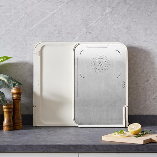 OOU M3加热解冻抗菌不锈钢菜板CB0025 商品图0