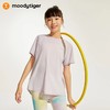 moodytiger24年夏新女童Lattice短袖夏季休闲圆领透气宽松T恤【H】 商品缩略图0