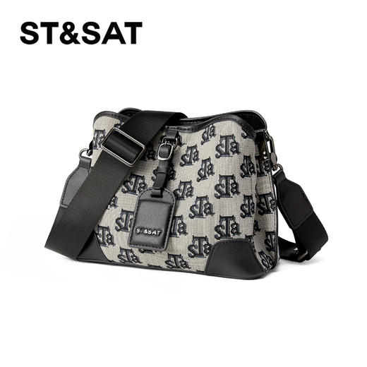 星期六经典复古老花斜挎包SS3521A306 商品图3