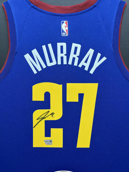 收藏系列 贾马尔穆雷 掘金队27号蓝色 亲笔签名球衣 商品图2