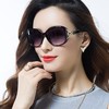 TZF-新款遮阳太阳镜女潮款韩版中框墨镜圆脸眼镜优雅 商品缩略图3