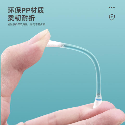 「9.9元包邮！50支装」酒精棉签一次性便携卫生折断式棉棒 居家日用清洁伤口便携式独立装棉签 商品图1