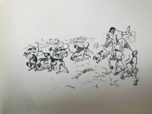 1896年 威廉·萨默维尔《追逐》 休·汤姆森约10余幅精美插图 漆布精装大32开 商品图6