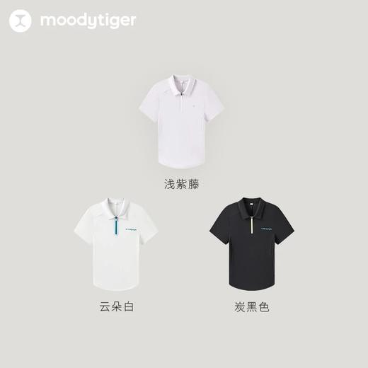 【网球系列】moodytiger女童防晒Polo衫夏新款弹力透气运动衫【H】 商品图4