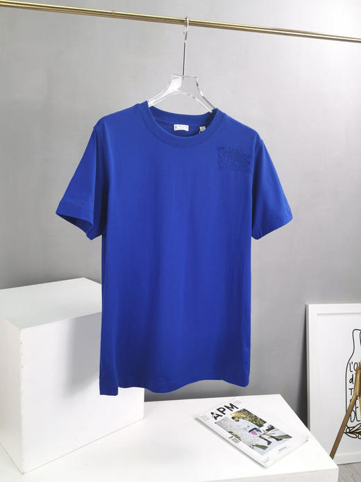 战马 2024夏新款 马术骑士贴布绣花小标 圆领短袖T恤 Z-11632 商品图11