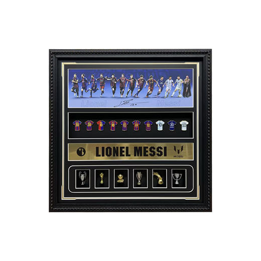 收藏系列 梅西 装饰纪念画 豪华版（非亲签） 商品图0