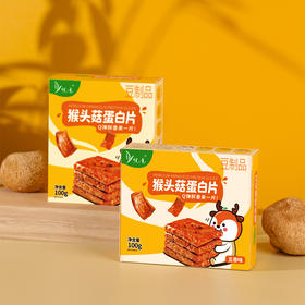 悦意 猴头菇蛋白片 五香味豆干 100g*3盒