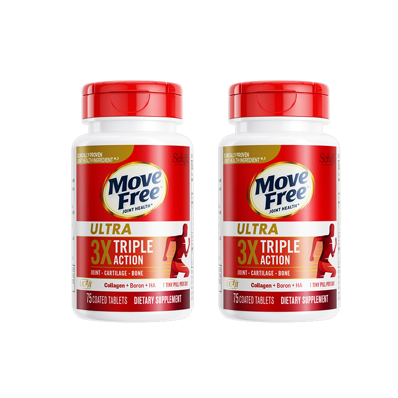 Move Free益节 UC2专利骨胶原轻养瓶75粒x2瓶