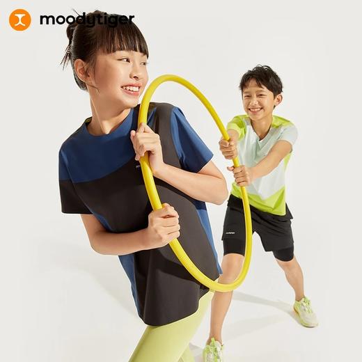moodytiger24年夏新男童运动休闲户外无缝冰皮T恤【H】 商品图0