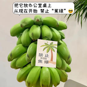 好玩好吃好看香蕉【禁止蕉绿】打工人自己的专属绿植 🌲.神仙工位的新宠!水培芭蕉小胖蕉，没熟之前是绿植 熟了之后是水果！
