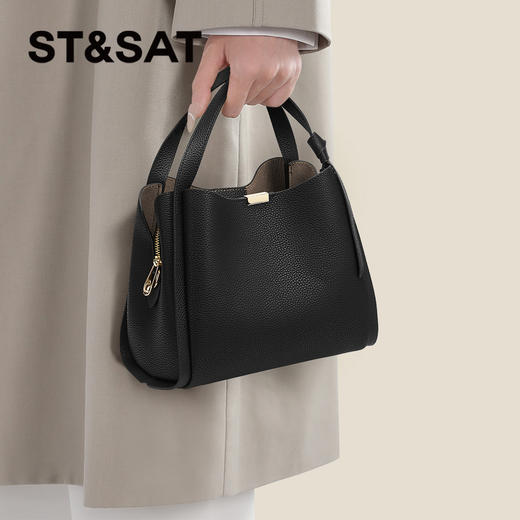 星期六时髦百搭大容量手提包SS3521A416 商品图3