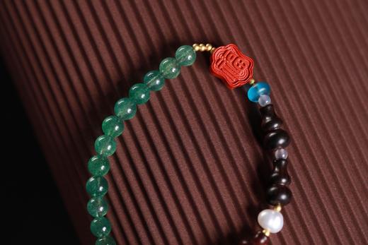 ZGT0108°东陵紫光檀葫芦珠手串 商品图4