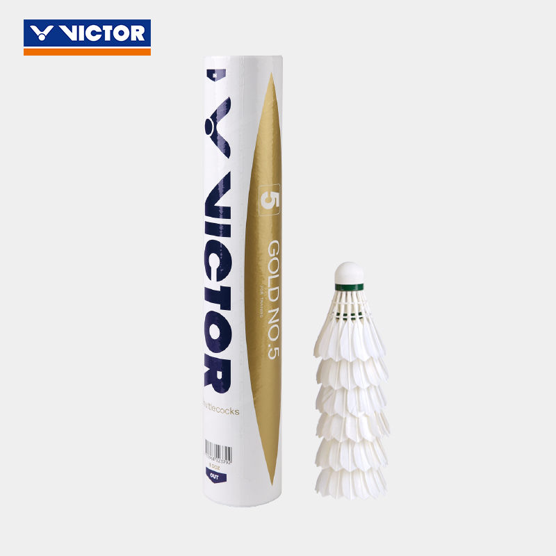 【618活动进行中】胜利VICTOR 金黄级GOLD 金黄5号羽毛球飞行稳定羽毛球
