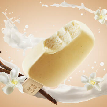 零度企鹅 香草牛乳口味冰淇淋42g支*4支 冷饮雪糕 商品图0