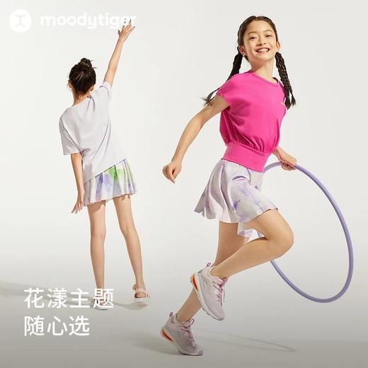 【大J专属】moodytiger女童半身裙24夏季新款印花学生防走光仙女运动短裙42211808 商品图3