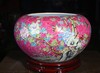 胭脂红花鸟聚宝缸 商品缩略图0