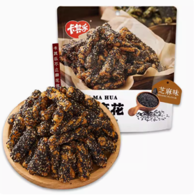 卡其乐拉丝麻花芝麻味