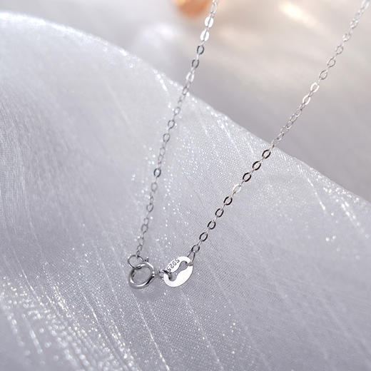 子佩集S925银【春晚喜晴】套链项链【D1036】纯银琥珀蓝珀2404 商品图4