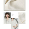 COCOBELLA新中式褶皱缎面抽绳蝙蝠袖衬衫通勤商务衬衣SR0023 商品缩略图4