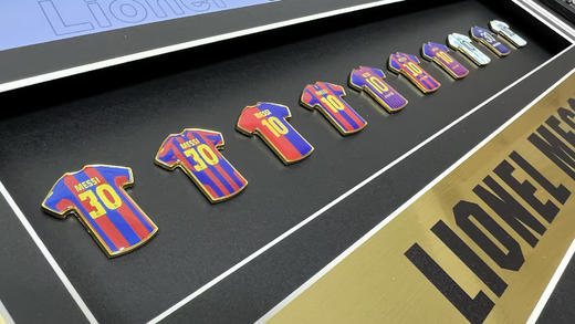 收藏系列 梅西 装饰纪念画 豪华版（非亲签） 商品图4