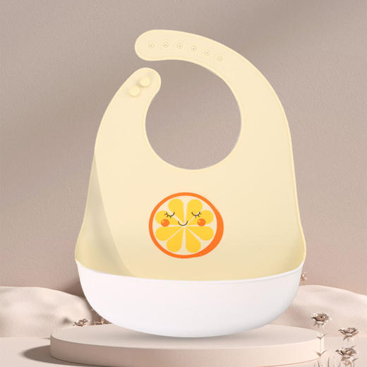 【一擦即净不脏衣！】喷油硅胶围兜婴儿饭兜防水食品级吃饭围嘴免洗儿童超薄口水 兜防脏 商品图5