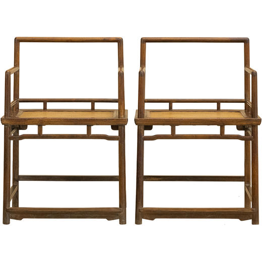 清 黄花梨玫瑰椅（一对） 商品图5