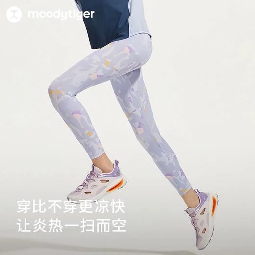 【24年夏新品】moodytiger女童Breezy轻薄运动瑜伽夏季紧身裤42211423 商品图1