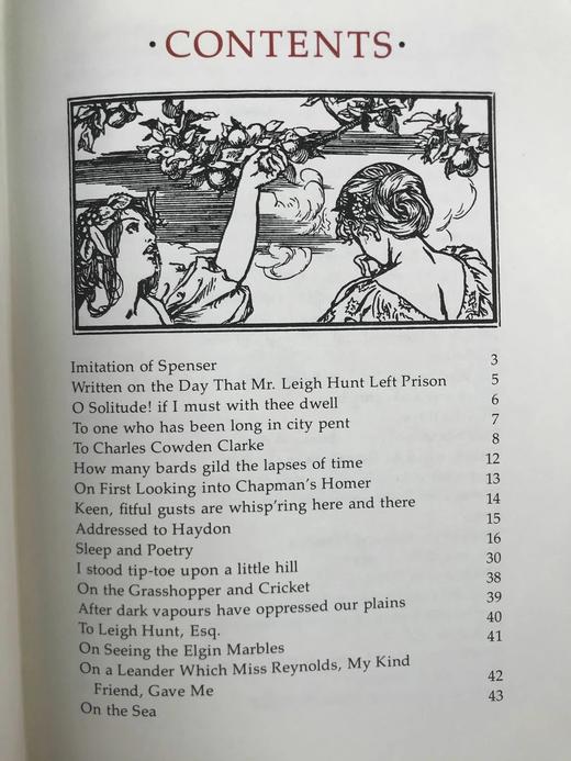 含藏书票限量版！济慈诗集 10余幅插图 豪华皮装大32开 商品图5