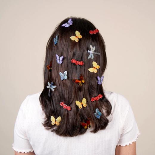 北京仓｜CouCou Suzette-YELLOW BUTTERFLY-黄色蝴蝶 发夹［法国设计师］ 商品图8