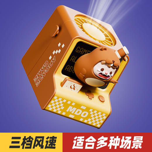 【挂脖无叶小风扇】懒人便携随身 usb电动游戏机充电 学生静音挂绳电扇 商品图1