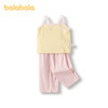 巴拉巴拉童装女童套装宝宝短袖儿童衣服夏装新款背心条纹吊带 商品缩略图4