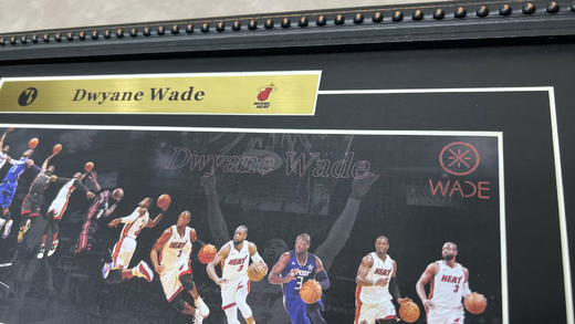 收藏系列 韦德 装饰纪念画（非亲签） 商品图5