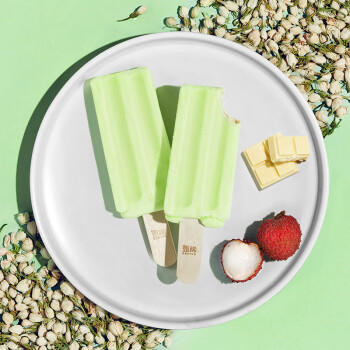 伊利【热巴同款】甄稀茉莉荔枝冰淇淋70克/支*5支 商品图4