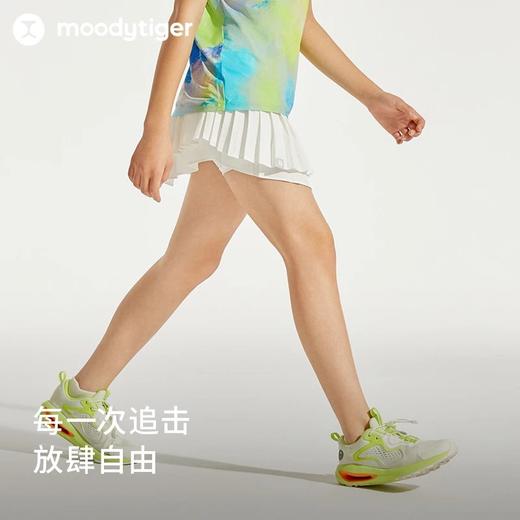 【24年夏新品】moodytiger儿童裙子24夏新款女童休闲透气运动防走光半身裙42211411 商品图2