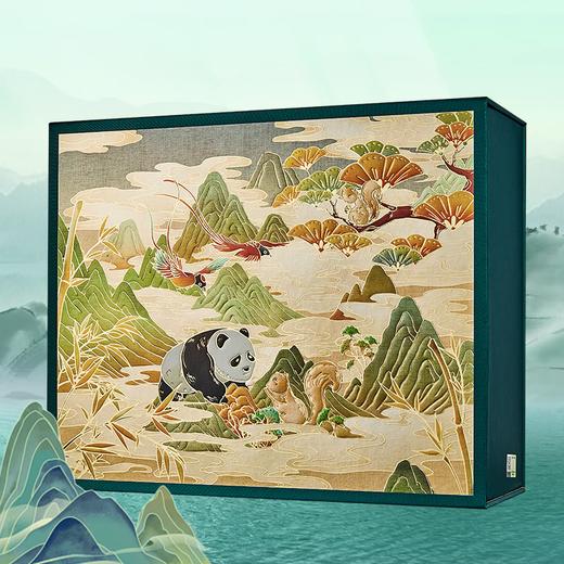 【熊猫礼盒酒】五粮液生态 国菁 忆巴蜀   52度 500ml*2 商品图1