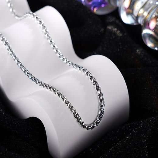 子佩集S925银仿古项链【YFXL029-22】【YFXL029-24】纯银素银2404 商品图2