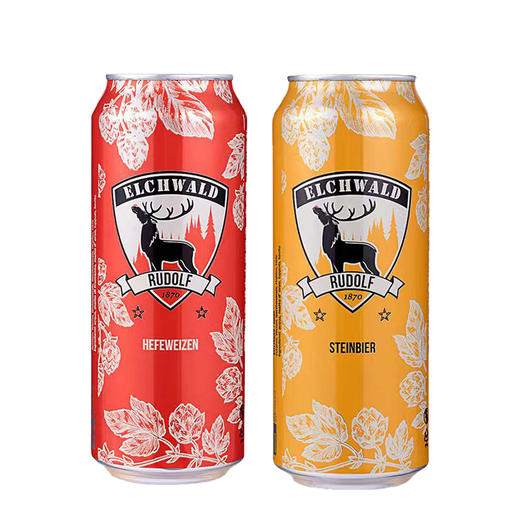 勇敢的鲁道夫岩石/小麦啤酒罐装500ml 泡沫丰富细腻麦香浓郁 190024/190023 商品图0