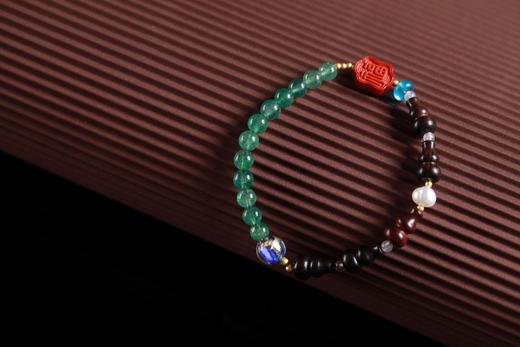 ZGT0108°东陵紫光檀葫芦珠手串 商品图1