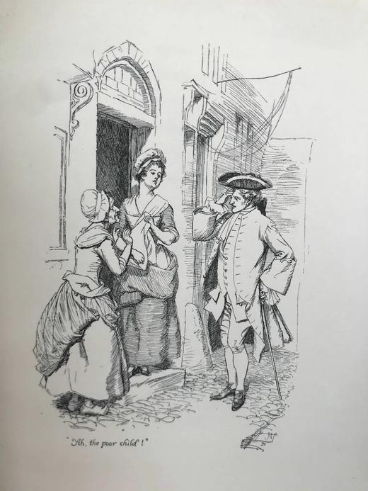 1895年 奥斯丁·多布森《罗西娜的故事与其他诗歌》 休·汤姆森50幅精美插图 漆布面精装32开 商品图11